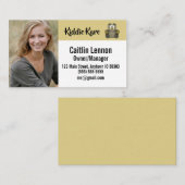 社員カスタムの写真ID 名刺 (正面/裏面)