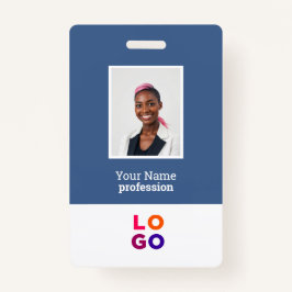 社員カスタムロゴ、写真、Qrコード、名前 バッジ