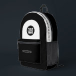 社員カスタムロゴ、文字、スローガン、Webサイト プリントバックパック<br><div class="desc">会社のロゴとプロフェッショナル文字を追加して、こののバックパックを簡単にパーソナライズすカスタムる。ビジネス名、スローガン、ソーシャルメディア、Webサイトやその他の情報を追加したり、削除したりすることができます。サンシンプルセリフのフォントを使用した白黒のとデザイン澄ん。プロフェッショナルとエディな外観のため、従業員、顧客、お祝い、トレードショーのプロモーションのギフトとして完璧な企業の。バックパックはカスタマイズ任意の色と任意のフォントである。最小なし。クラシックネイビーブルー |ロパーソナライズされたゴと企業の文字モダン印刷バックパックの従業員のロカスタムゴ、文字、スローガン、Webサイト印刷バックパック</div>