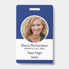 社員カスタム、写真、バーコード、ロゴ、名前バッジ バッジ