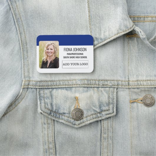 社員シンプルロゴの写真 名札 (インサイチュ)