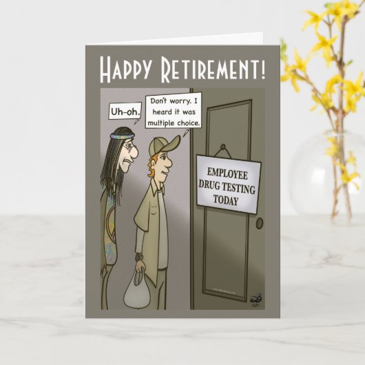 社員テストカード カード (黄色い花)