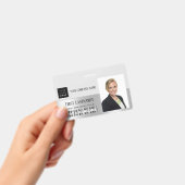 社員バーコードロゴ名スキャナーグレーシルバー バッジ (手持ち)