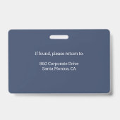 社員パーソナライズされたの写真ID会社のセキュリティ バッジ (裏面)