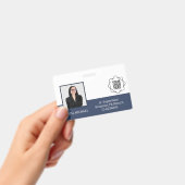 社員パーソナライズされたの写真ID会社のセキュリティ バッジ (手持ち)