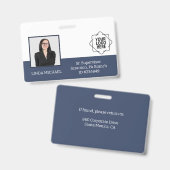 社員パーソナライズされたの写真ID会社のセキュリティ バッジ (正面&裏面)