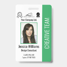 社員パーソナライズされたの写真ID会社のセキュリティ バッジ