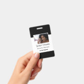 社員パーソナライズされた写真ID会社のセキュリティ  バッジ (手持ち)