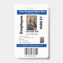 社員パーソナライズされた写真ID会社のセキュリティ 