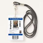 社員パーソナライズされた写真ID会社のセキュリティ  バッジ (正面ランヤード)