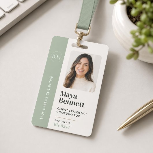 社員ロゴバッジ プロフェッショナル企業ID セージ バッジ