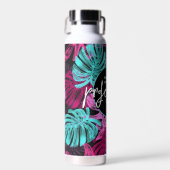 社員企業のトロピカルシック名前をカスタムする，ロゴ ウォーターボトル (正面)