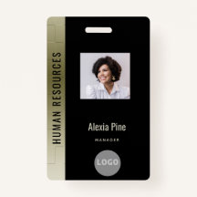 社員企業のロゴ名部署の写真