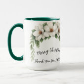 社員企業の向けクリスマス休暇プレゼント マグカップ (左)