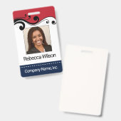 社員写真バッジ バッジ (正面＆裏面)