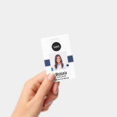 社員写真付きIDカード 企業セキュリティバッジ バッジ (手持ち)