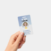 社員写真付きIDカード 企業セキュリティバーコードバッジ バッジ (手持ち)