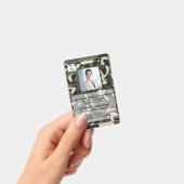 社員写真 名前 ロゴ バーコード 業務用 バッジ (手持ち)