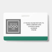 社員写真IDバッジ バッジ (裏面)