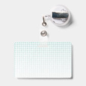 社員名札 | ロゴとカラーカスタマイズ可能 バッジ (裏面(伸縮クリップ))