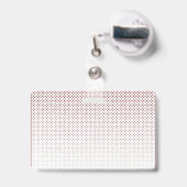 社員名札 | ロゴとカラーカスタマイズ可能 バッジ (裏面（伸縮クリップ）)