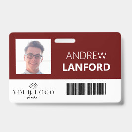 社員名札 | ロゴとカラーカスタマイズ可能 バッジ