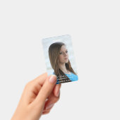 社員名札 写真付きIDカード バッジ 識別タグ (手持ち)