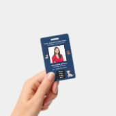 社員名 ID 識別 ロゴ カスタム バッジ (手持ち)