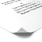 社員向けお気に入りのシーティングチャート ポスター (角)