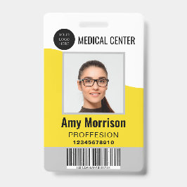 社員向けのラニャード付きIDバッジ バッジ