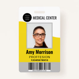 社員向けのラニャード付きIDバッジ バッジ