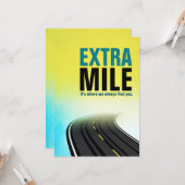 社員感謝、特別な努力、あなたがいる場所 カード (正面/裏面インサイチュ)