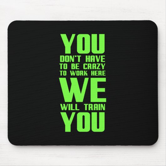 社員熱狂するへのおもしろい贈物 マウスパッド (正面)