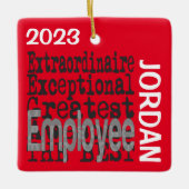 社員特別職カスタム員 セラミックオーナメント (正面)