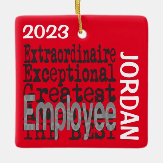 社員特別職カスタム員 セラミックオーナメント (正面)