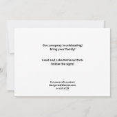 社員総会のご案内 招待状 (裏面)