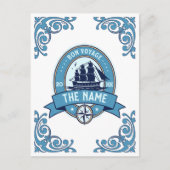 社員自感謝してい身の旅のお別れ ポストカード (正面)