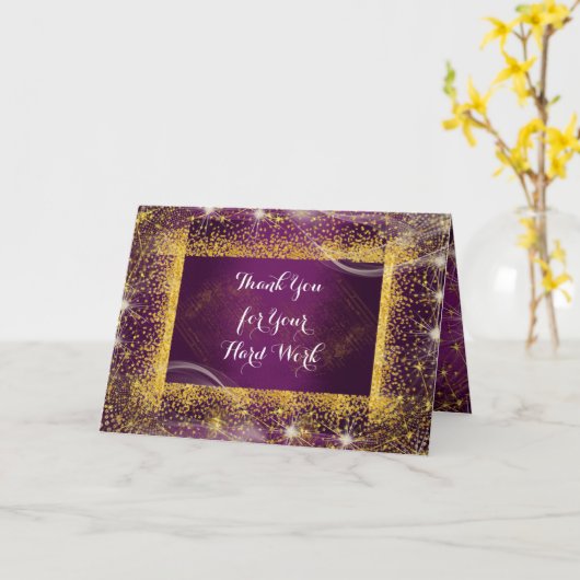 社員記念日パーソナライズされたの案内書 カード (黄色い花)