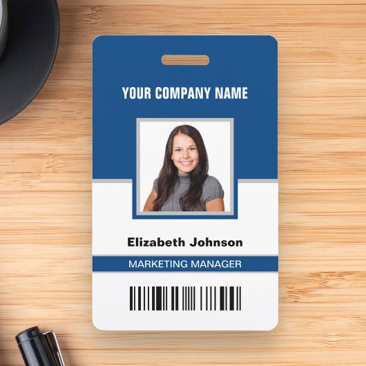 社員証 名前 写真 ロゴ バーコード 社員 ID カード バッジ