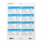 社員認定審査会素晴らしチェックリスト賞 ラベル (フルシート)