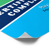 社員認定証明書 ポスター (角)