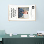 社員認定賞ロゴのパーソナライズ 横断幕 (トレードショー)