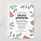 社員賞味夏ピクニックスイカ 招待状 (正面)