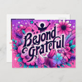 社員賞味日感謝してい ポストカード (正面/裏面)