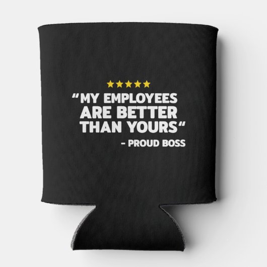 社員賞味日 – ボスおもしろいの日贈り物 缶クーラー (裏面)