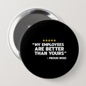 社員賞味日 – ボスおもしろいの日贈り物 缶バッジ (正面&裏面)