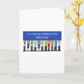 社員賞味日 – 3月 カード (黄色い花)