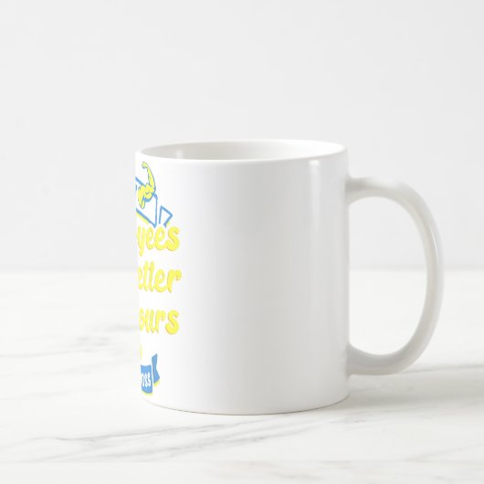 社員賞品シャツおもしろいボス誕生 コーヒーマグカップ (右)
