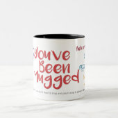 社員賞状の表示 ツートーンマグカップ (中央)