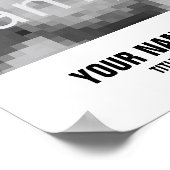 社員賞状ポスターの従業員 ポスター (角)